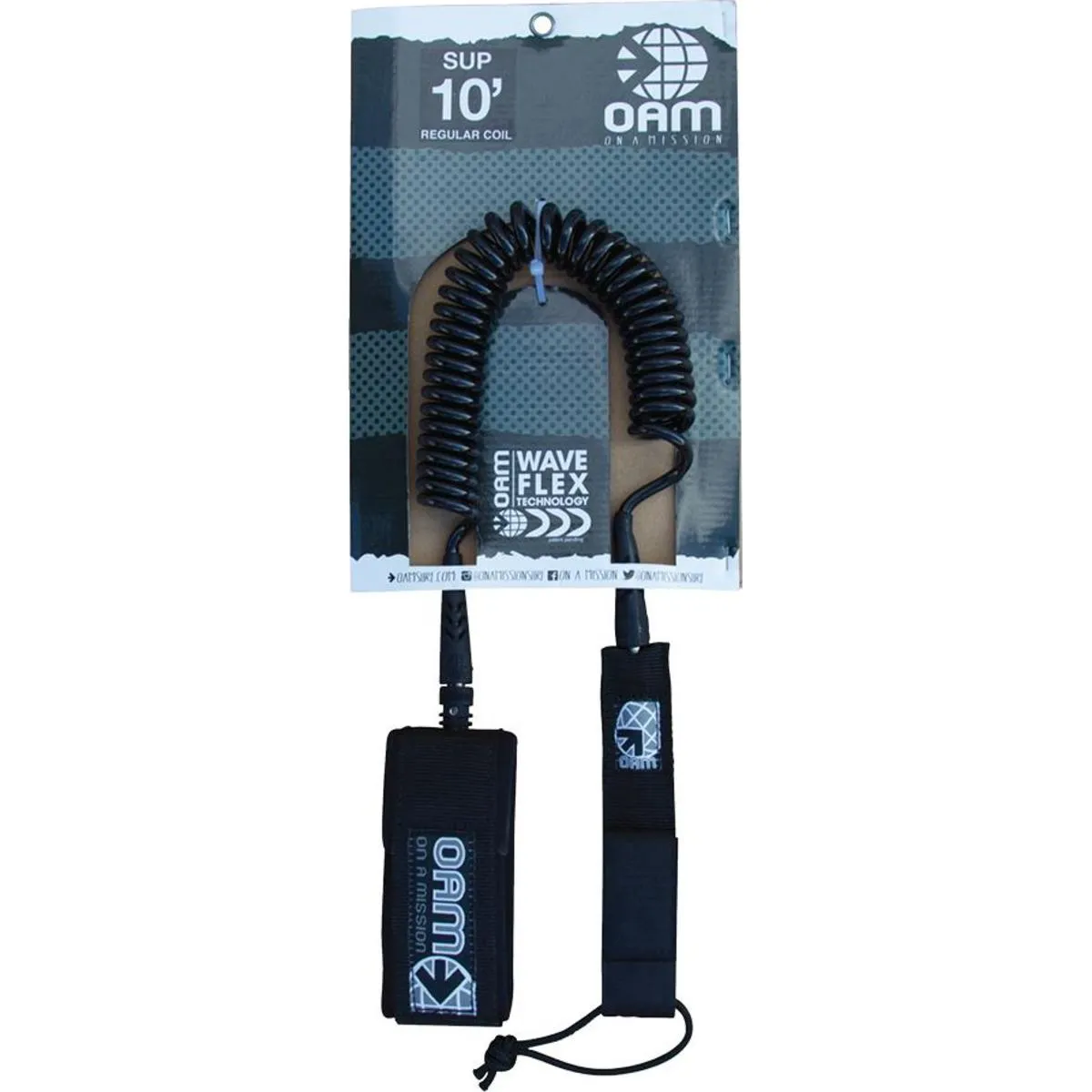 10' Straight Coil SUP Leash