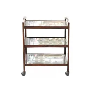 3 Tier Trolley Block Double Handle