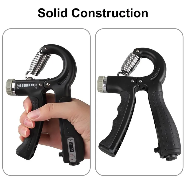 Adjustable Resistance Hand Grip Strengthener, 22-132lbs