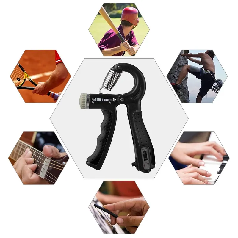 Adjustable Resistance Hand Grip Strengthener, 22-132lbs