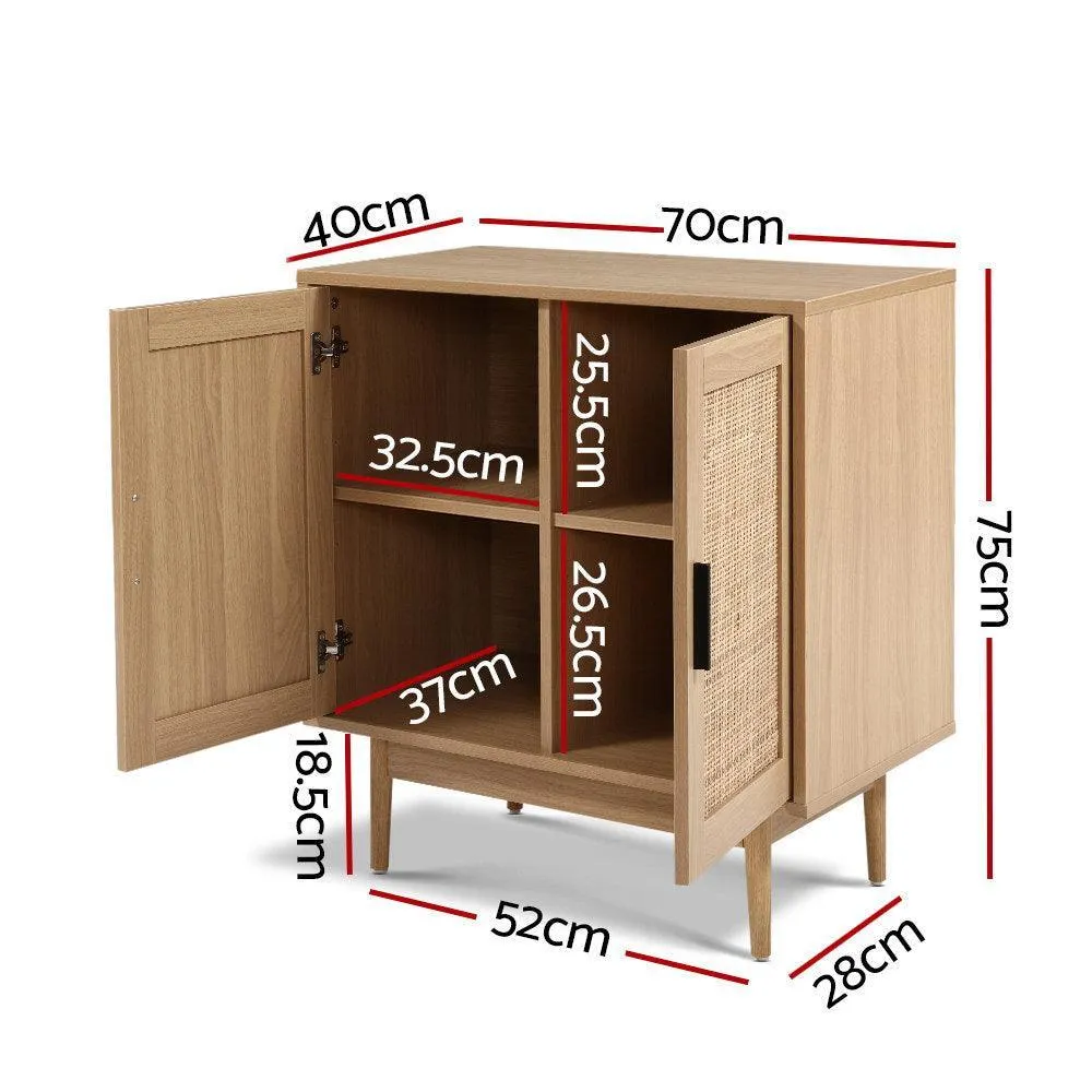 Artiss Rattan Buffet Sideboard Cabinet