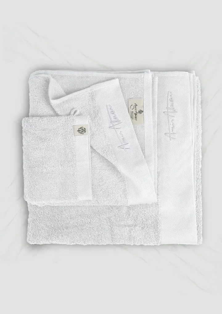 Basic Cotton Cloud Dancer Towel Set