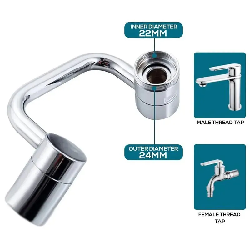 Bathroom  Versatile Faucet