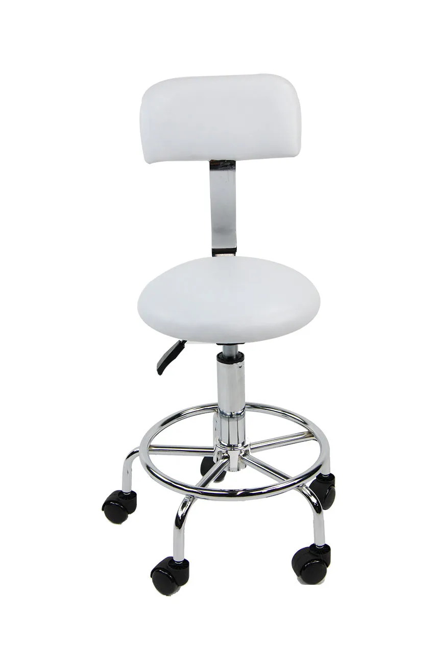 Beauty Salon Stool w/ Backrest