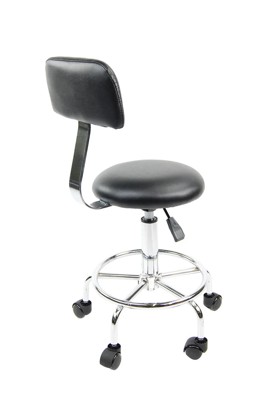 Beauty Salon Stool w/ Backrest