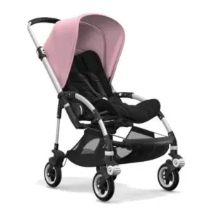 Bee5 Complete Stroller - Aluminum / Black/Soft Pink