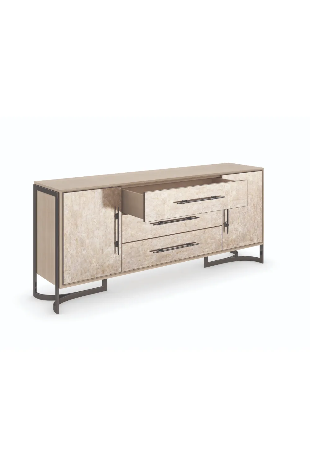 Beige Modern Buffet | Caracole Foiled Again