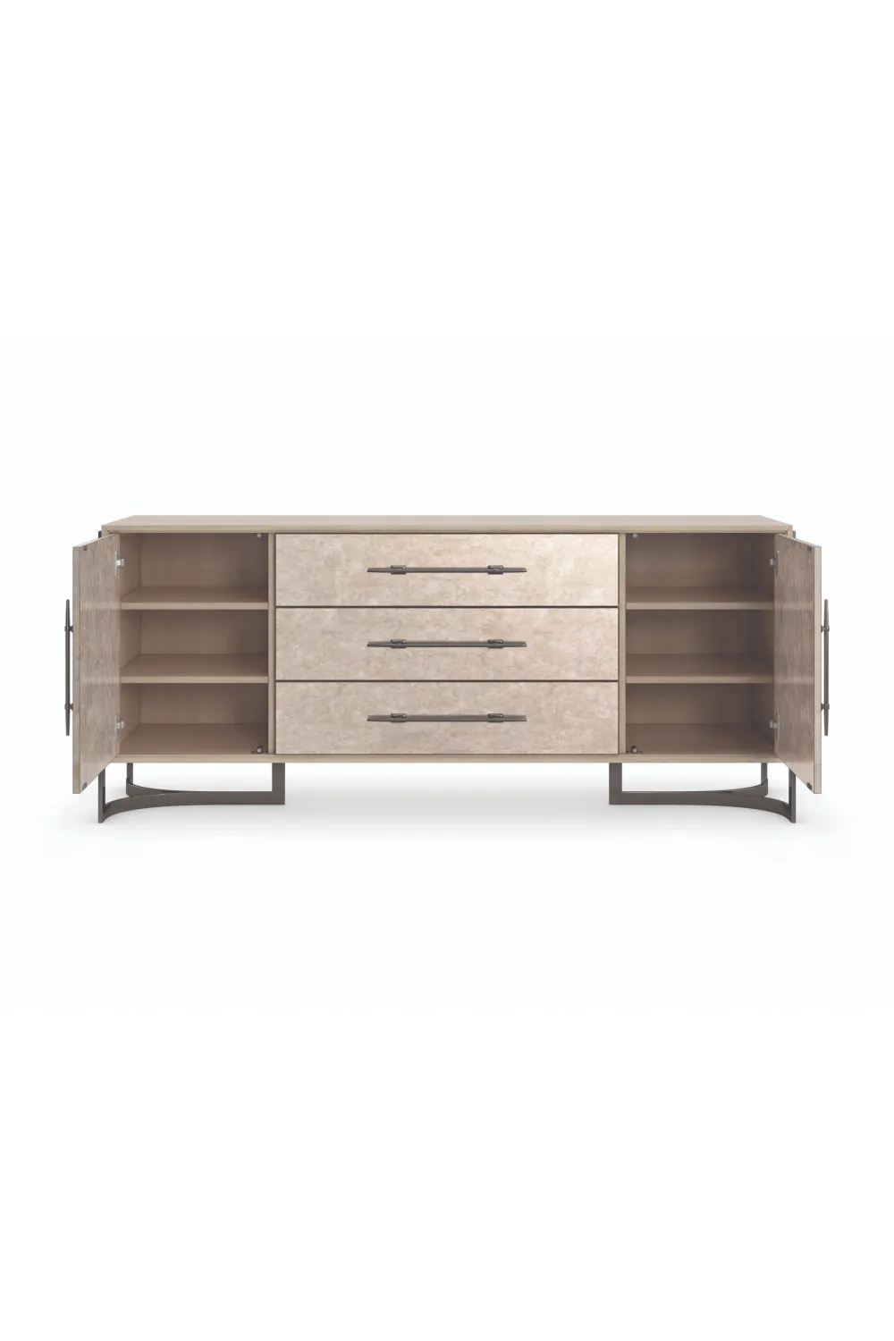 Beige Modern Buffet | Caracole Foiled Again