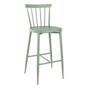 Bolero Windsor Aluminium Green High Stools (Pack of 2) - DX689