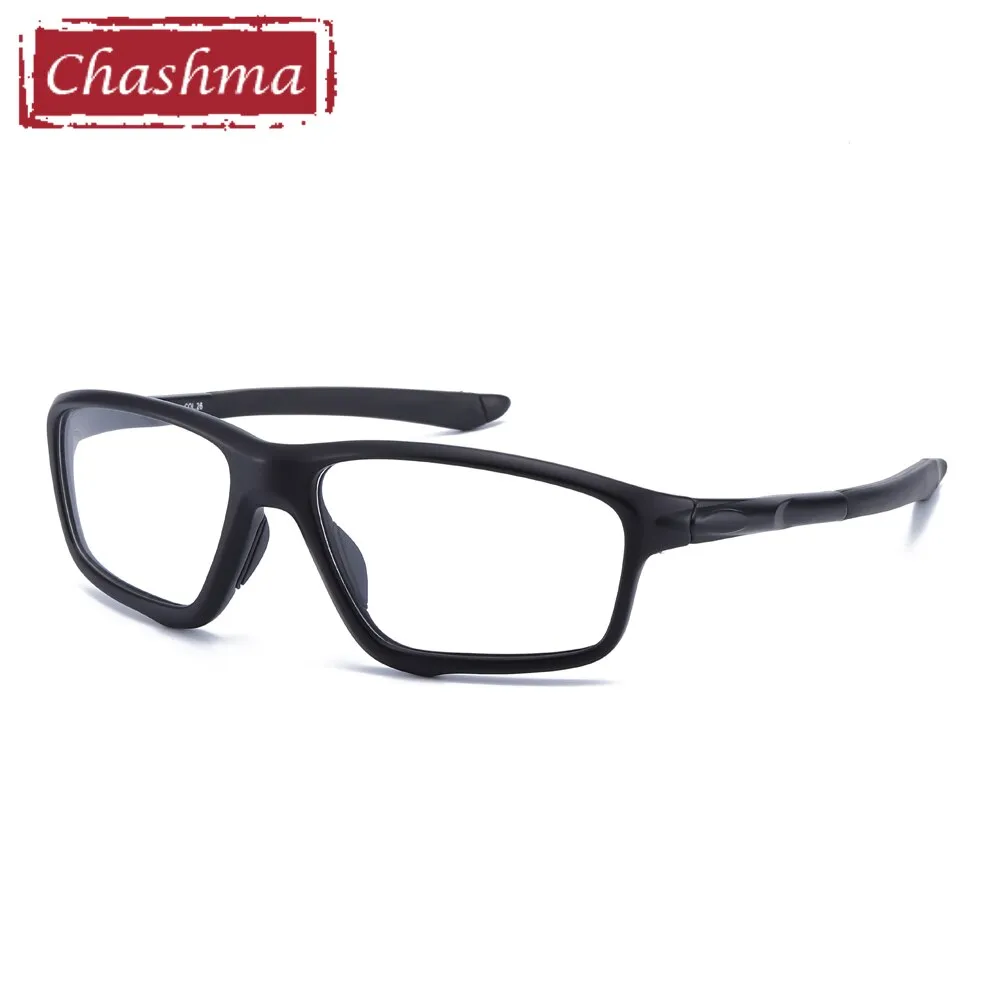 Chashma Men's Full Rim Square Tr 90 Titanium Sport Eyeglasses 9231