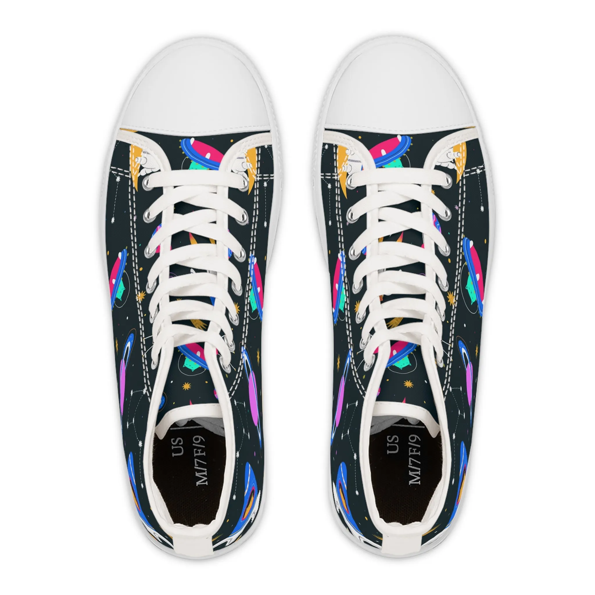 Cosmic Space Women's High Top Sneakers