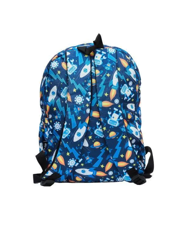 CUBS ROBOT SPACE BIG AND BASIC BACKPACK