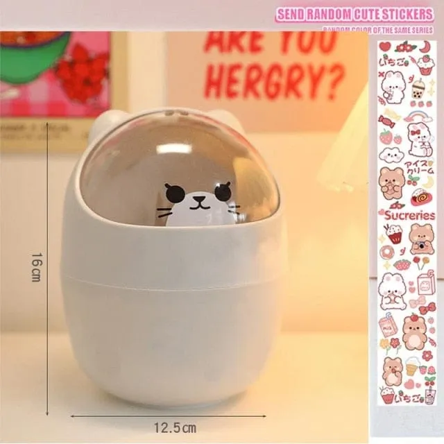 Cute Aesthetic Desktop Bin