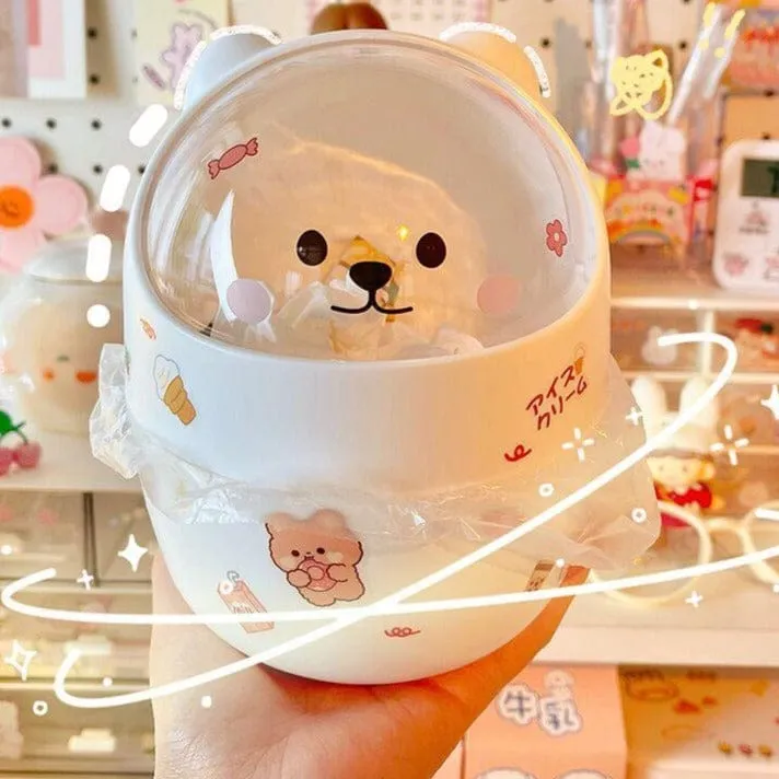 Cute Aesthetic Desktop Bin