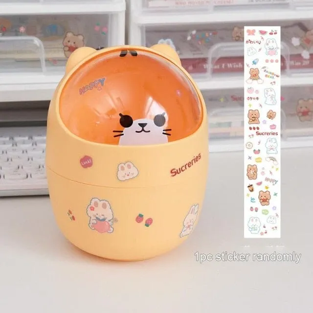 Cute Aesthetic Desktop Bin