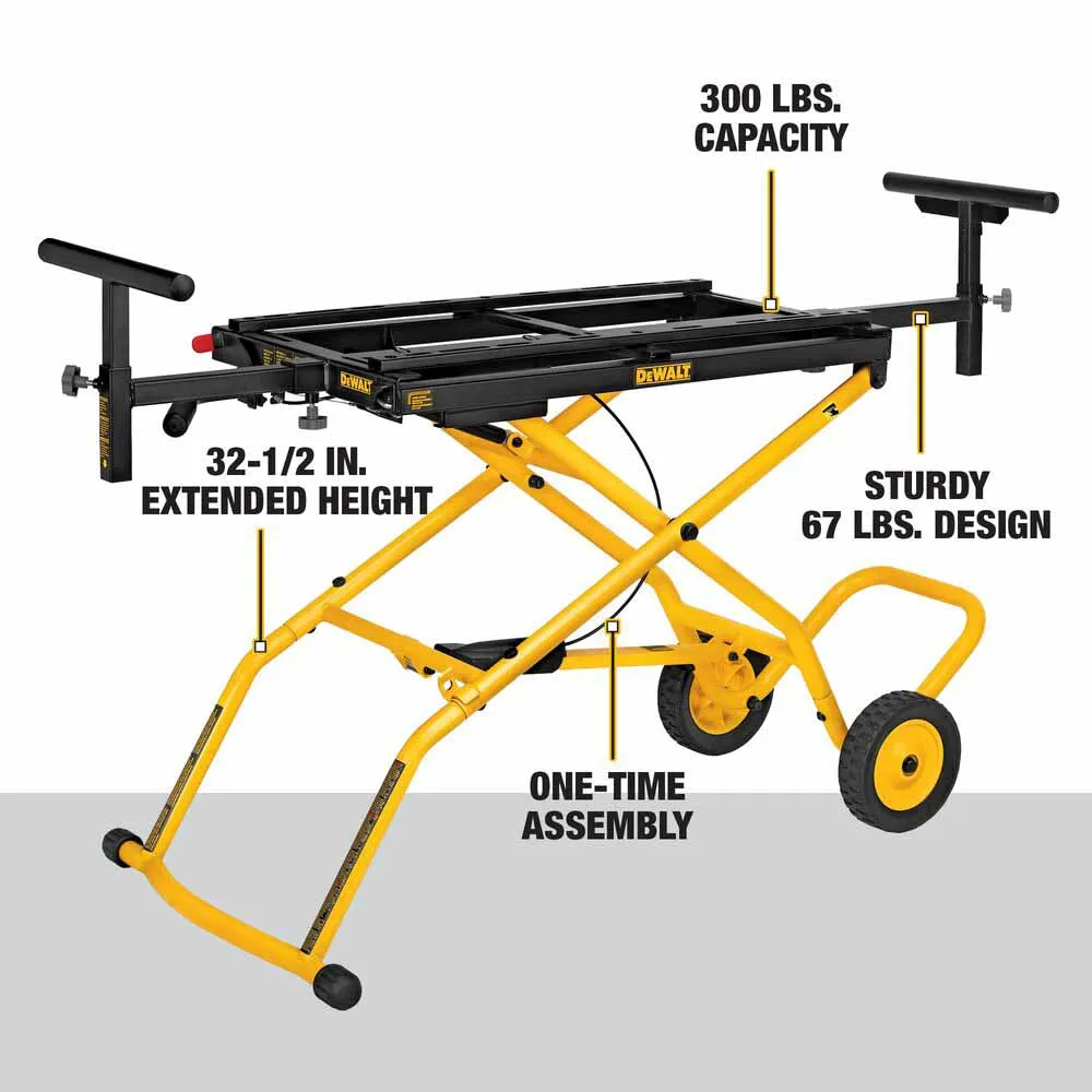 DeWalt DWX726 Rolling Miter Saw Stand