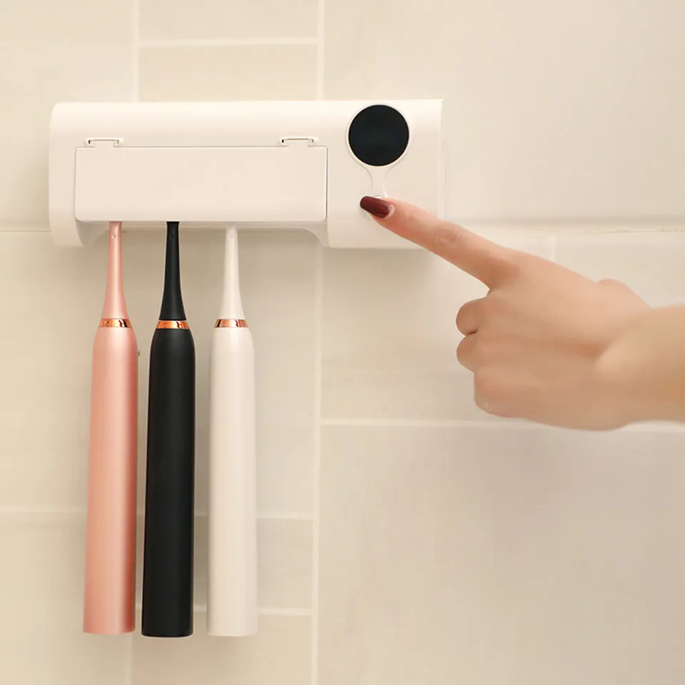 Disinfection Smart UV Toothbrush Holder