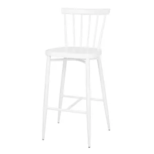 DP719 Bolero Windsor Aluminium White High Stools (Pack of 2)