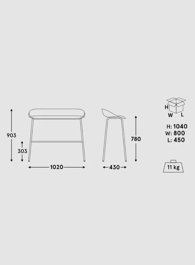 Durable Team High Bench - Premium Plastic Seating (Customizable)