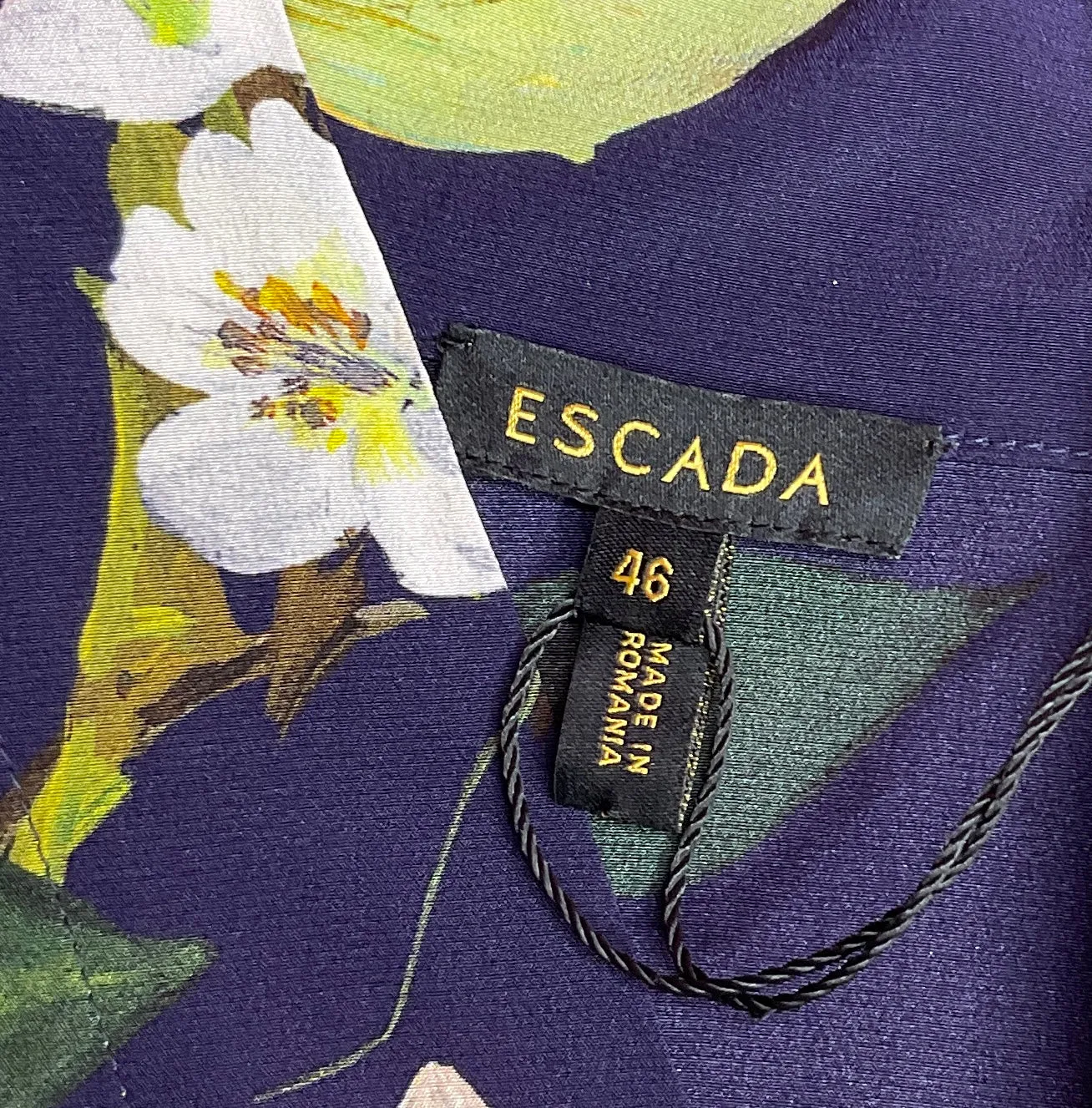 ESCADA NEW NOPHANA FANTASY BLOUSE - 46 (XL)