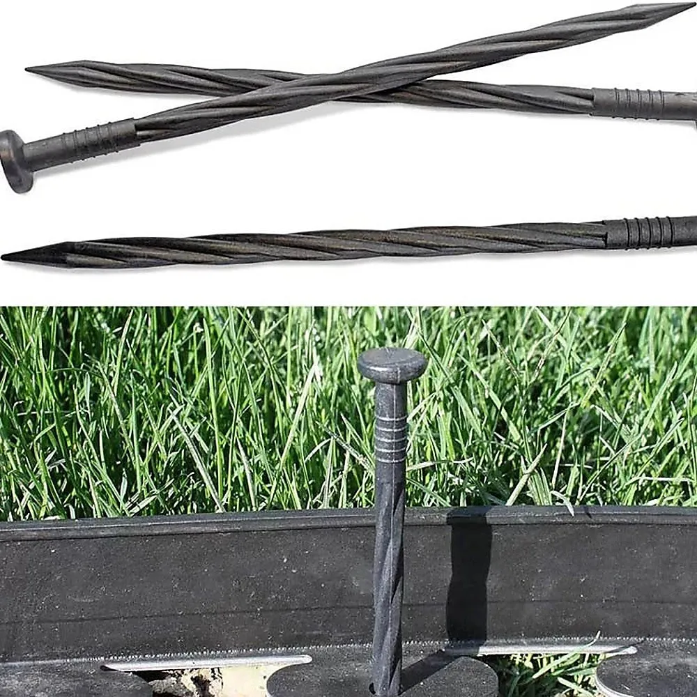 Flexible Weather-Resistant Lawn Edging Kit 10m with Stakes