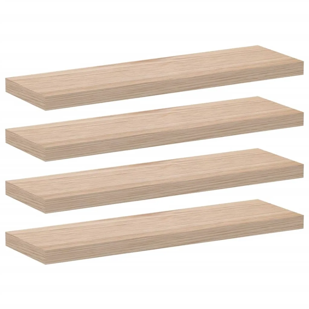 Floating Shelves 4 pcs 80x23.5x4 cm Engineered Wood