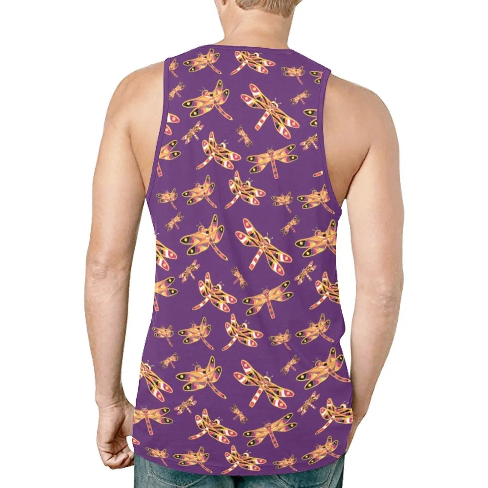 Gathering Yellow Purple Tank Top