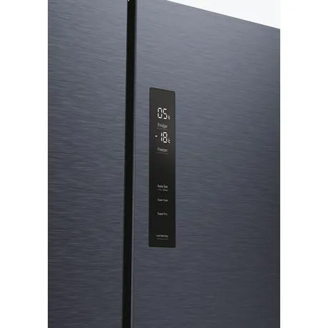 Haier HCR5919EHMB Cube 90 Series 5 American Fridge Freezer Brushed Black