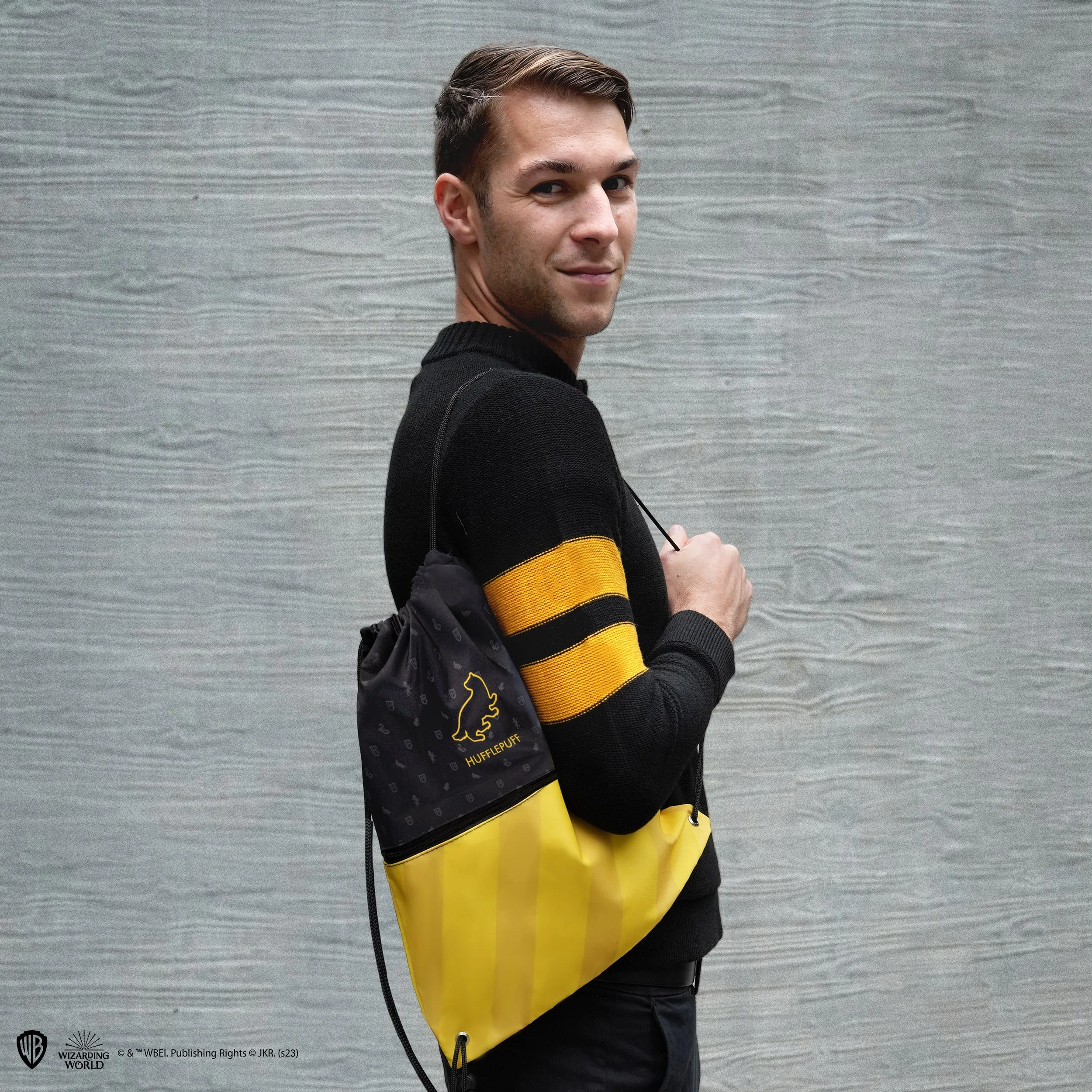 Hufflepuff Drawstring Bag