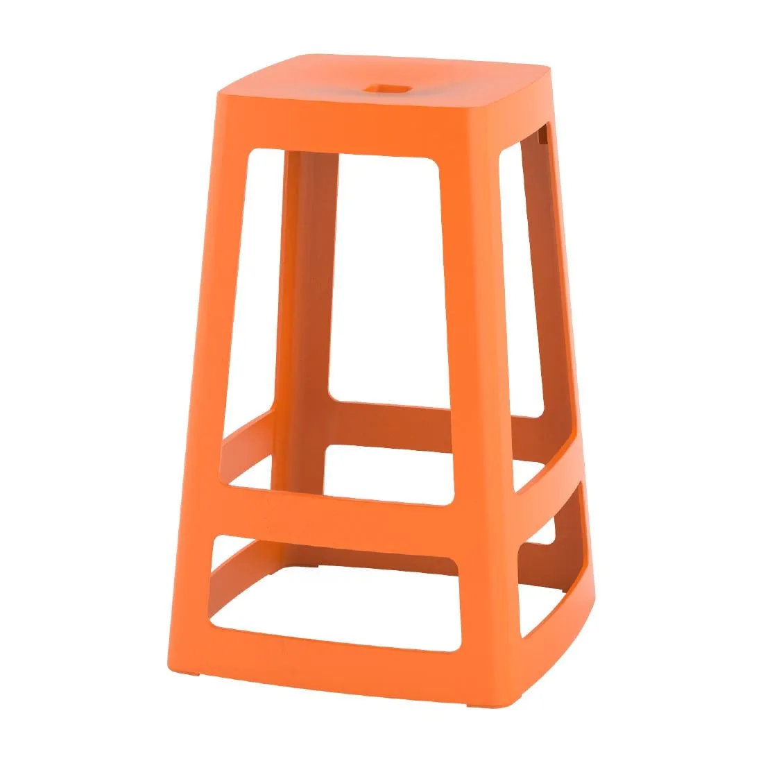 HX780 Origin Base Mid Stool Signal Orange 430x430x560mm (Pack of 2)