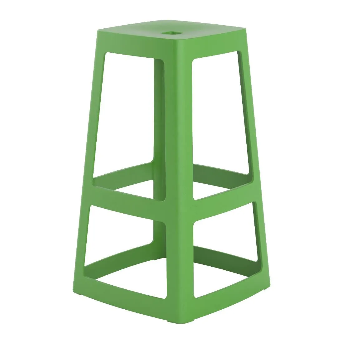 HX787 Origin Base High Stool May Green 450x450x750mm (Pack of 2)