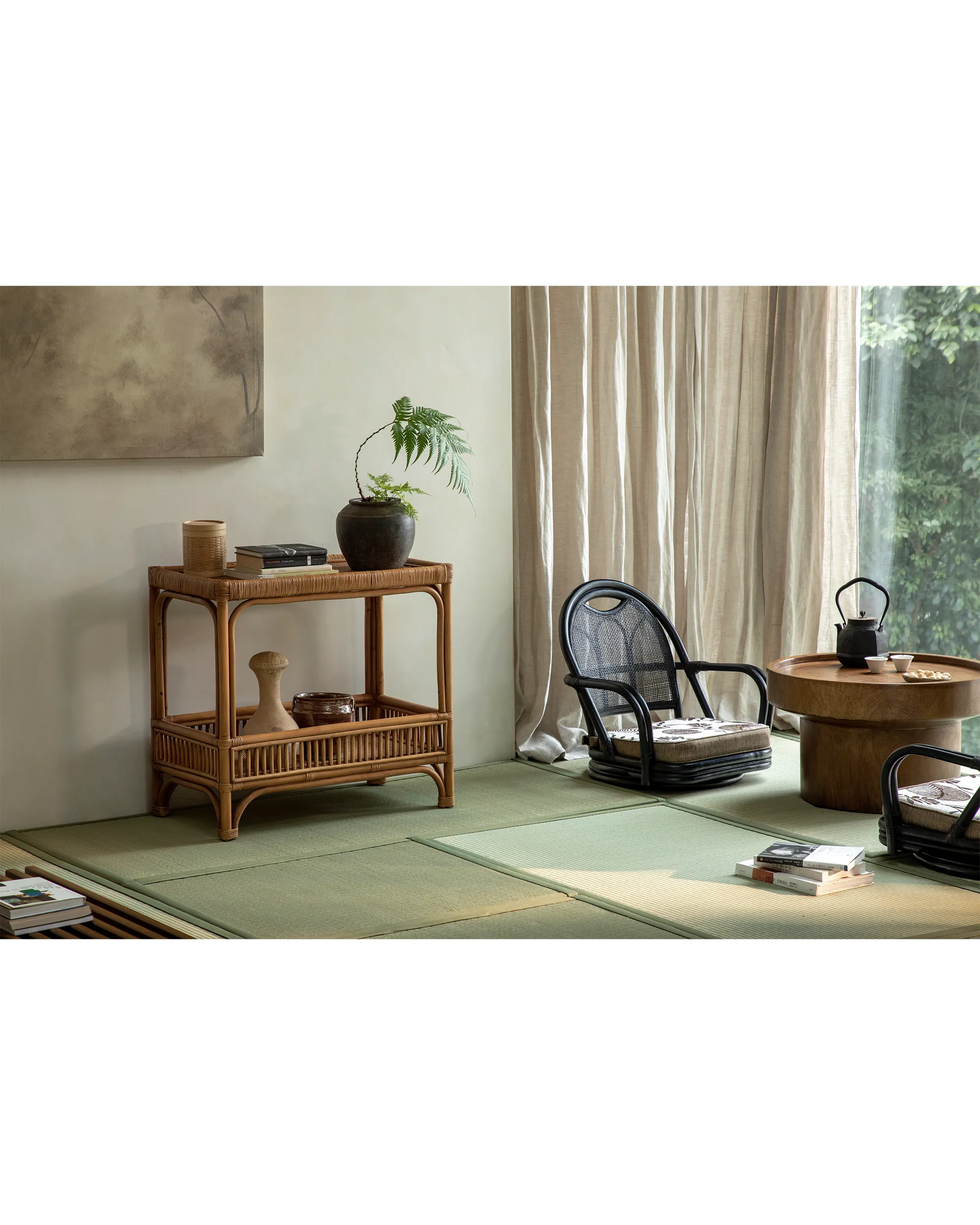 Kaeo Rattan End Table