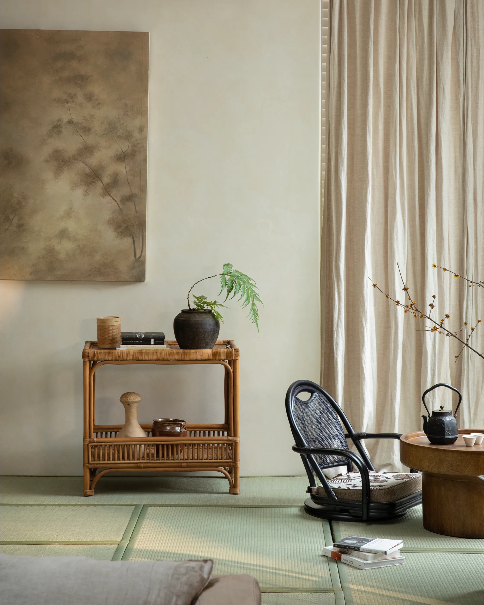 Kaeo Rattan End Table