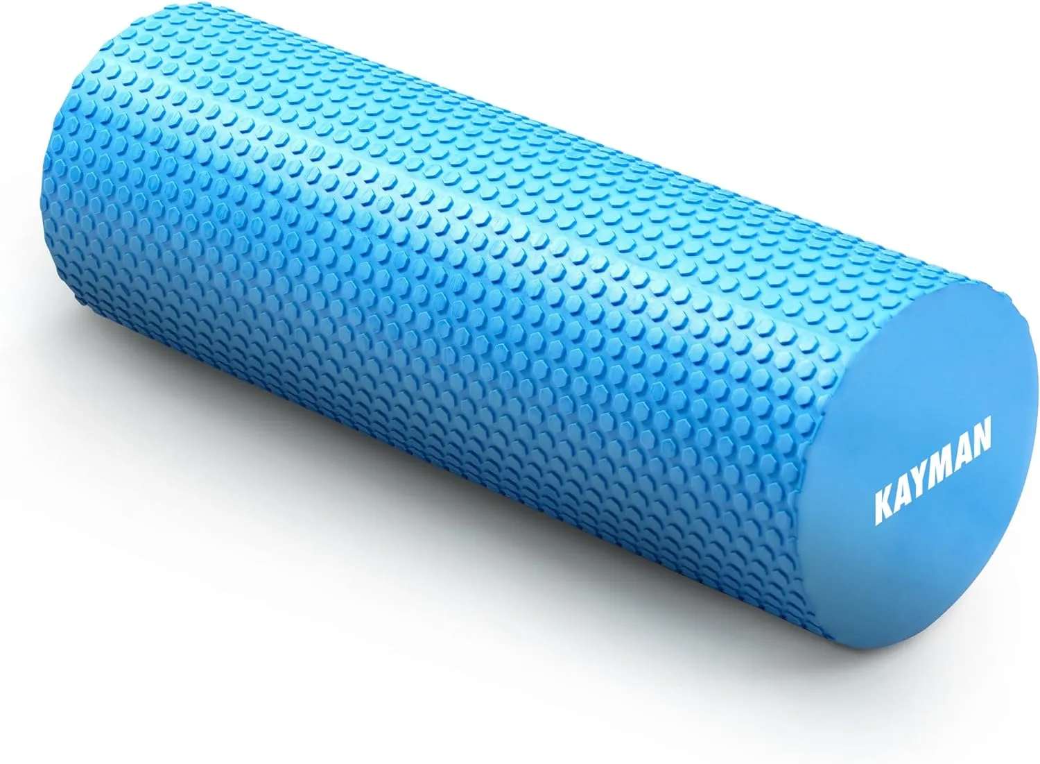 KAYMAN Sports Foam Roller – Deep Tissue Muscle Tension Relief & Circulation Boost | Portable & Lightweight Self Massager for Back, Legs, Gym, Pilates & Yoga | EVA Foam