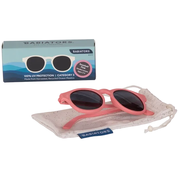 Keyhole Eco Sunglasses - Seashell Pink