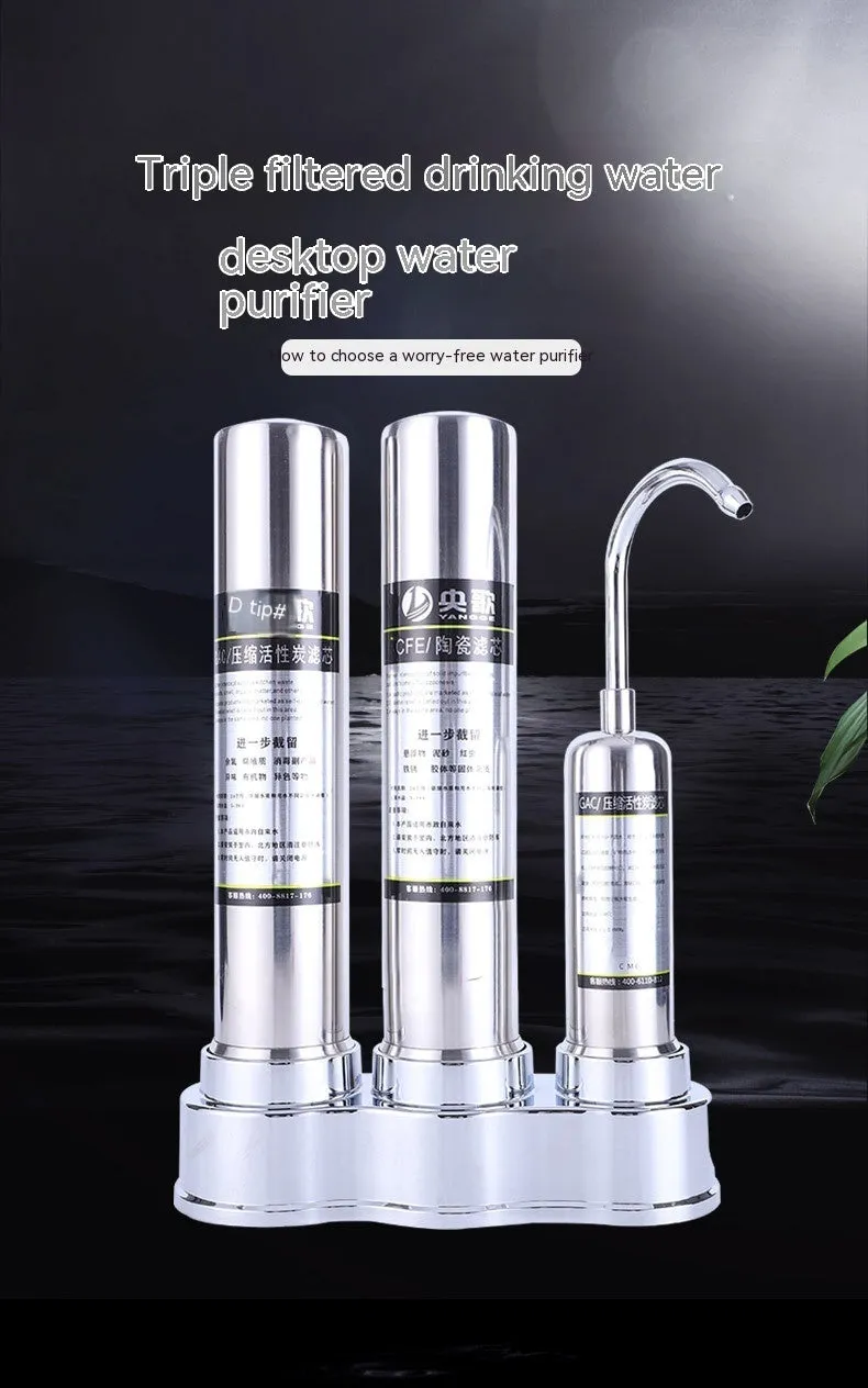 Kitchen Filter Front Faucet Desktop Water Purifier