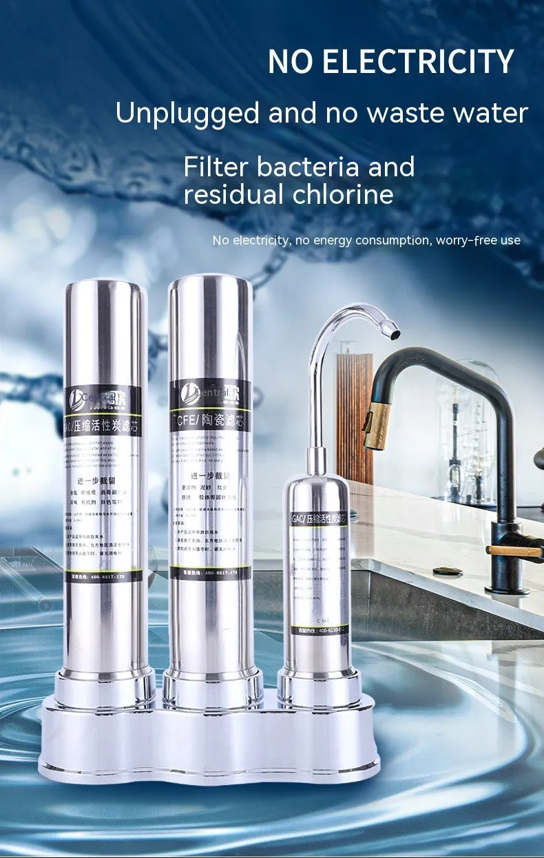 Kitchen Filter Front Faucet Desktop Water Purifier