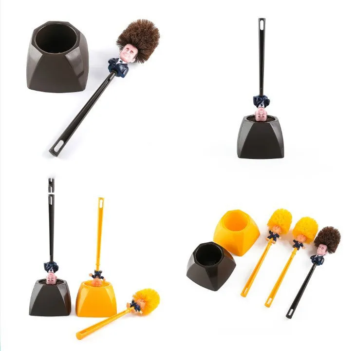 Macron Toilet Brush Amazon TRUMP TOILET