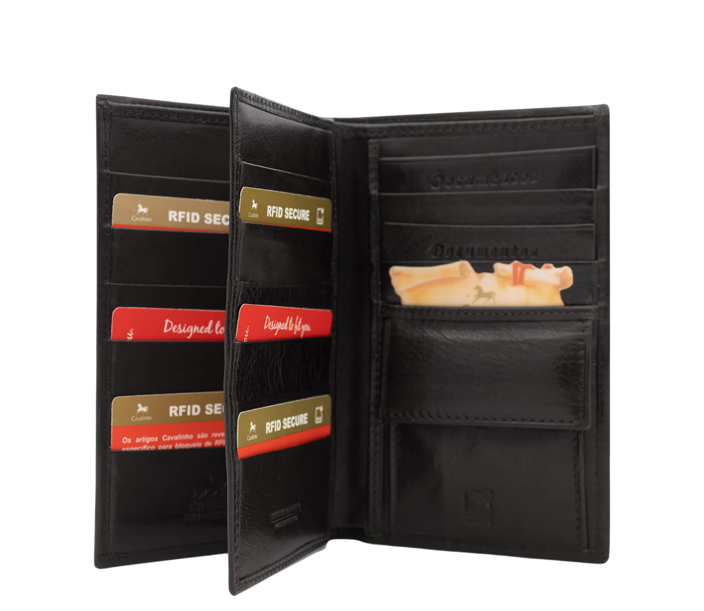 Men's Large Bifold Leather Wallet