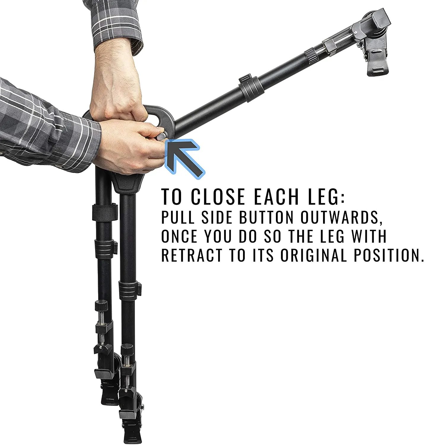 NJA 72inch Monopod (Black)| 50&quot; Tripod | Tripod Dolly Bundle