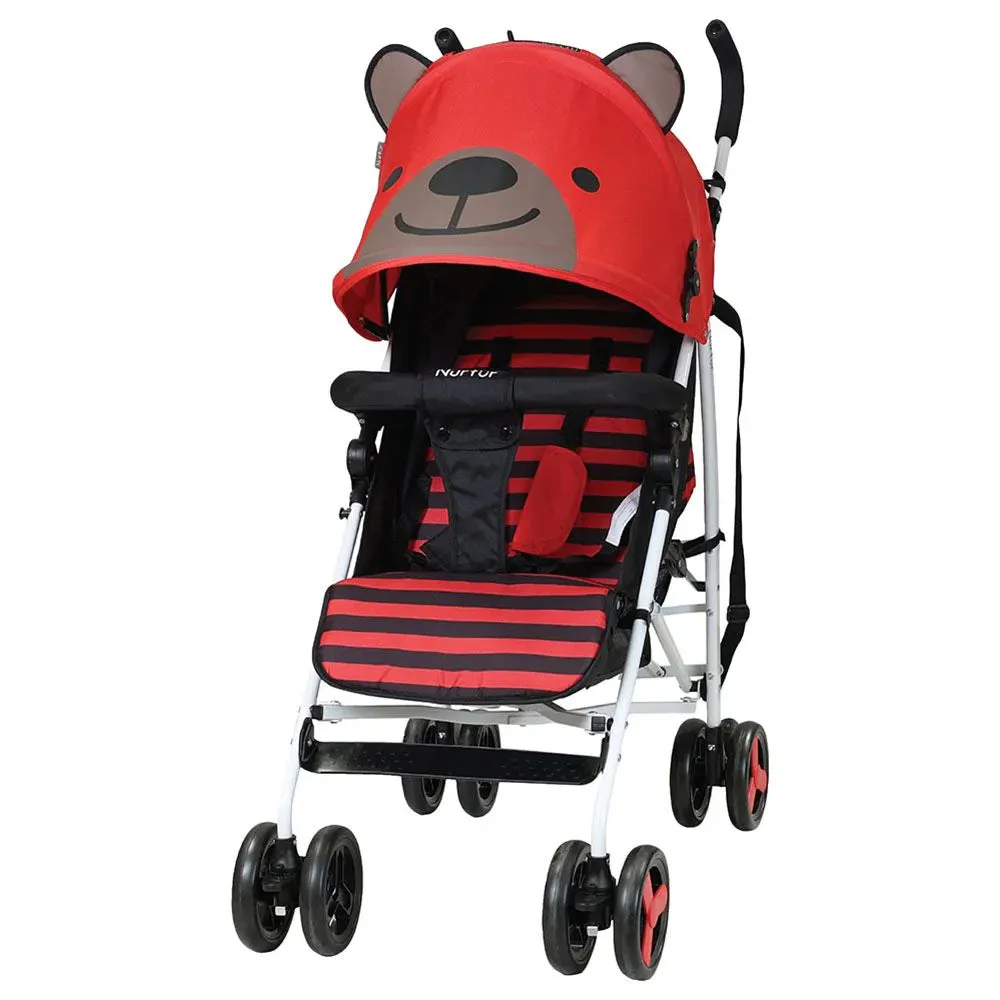 Nurtur Luca Bear Lightweight Stroller (Red)