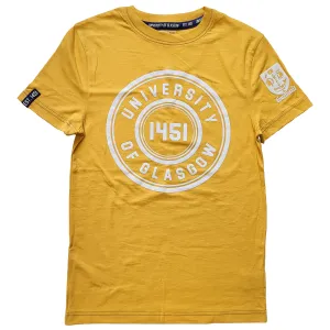 Organic Circle Tee - Mustard