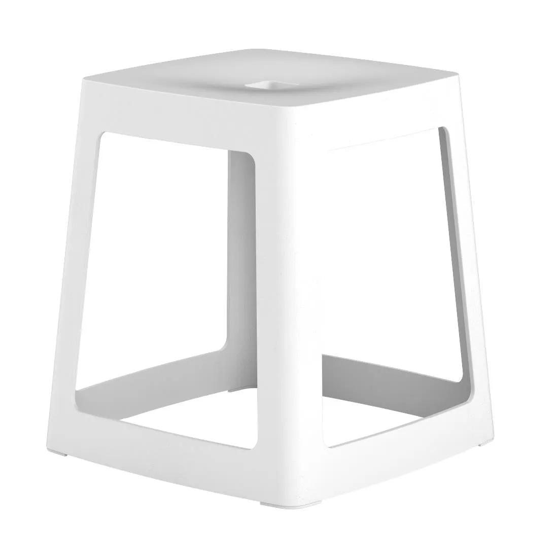 Origin Base Stool Traffic White 400x400x440mm (Pack of 2)