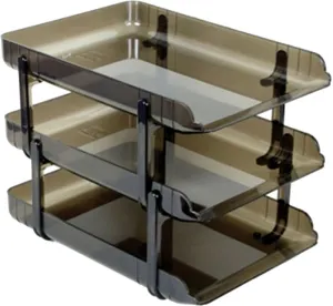 Paper Tray 3-Tier Elsoon plastic - LN1003