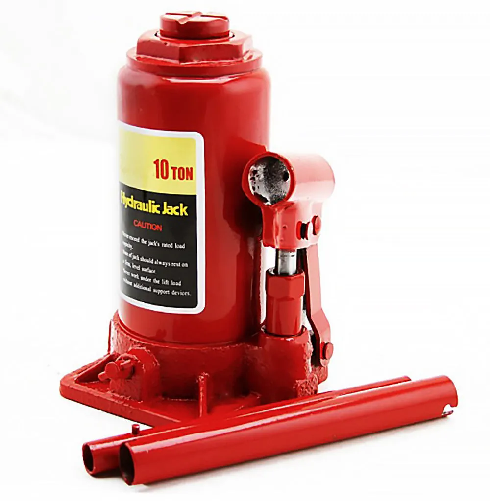 Portable HD 10 Ton Hydraulic Bottle Car Jacks Automotive Tool 15"