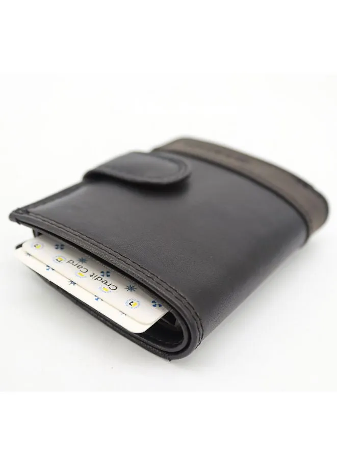 R Roncato Men's Leather Wallet, Sleek Italian Design, RFID Protection and Durable Wallet for Cards and Cash