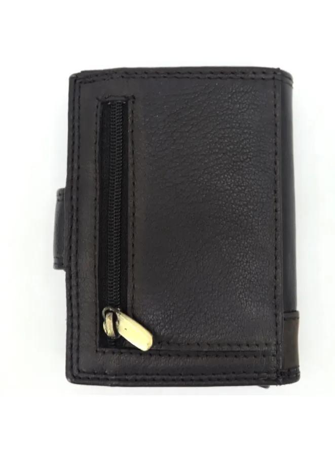 R Roncato Men's Leather Wallet, Sleek Italian Design, RFID Protection and Durable Wallet for Cards and Cash