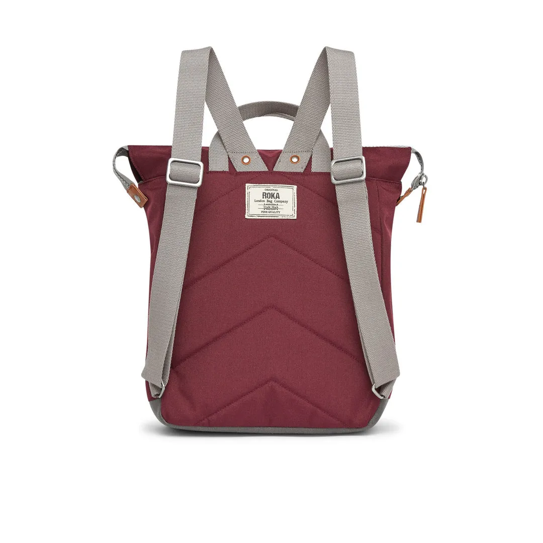 Roka Bantry B Sienna Recycled Canvas Backpack - Small