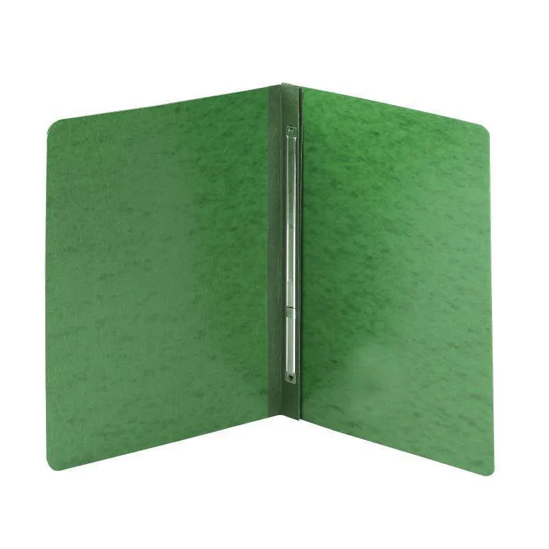 SMEAD PRESSGUARD REPORT COVER, METAL PRONG WITH COMPRESSOR SIDE FASTENER 3 INCH CAPACITY GREEN