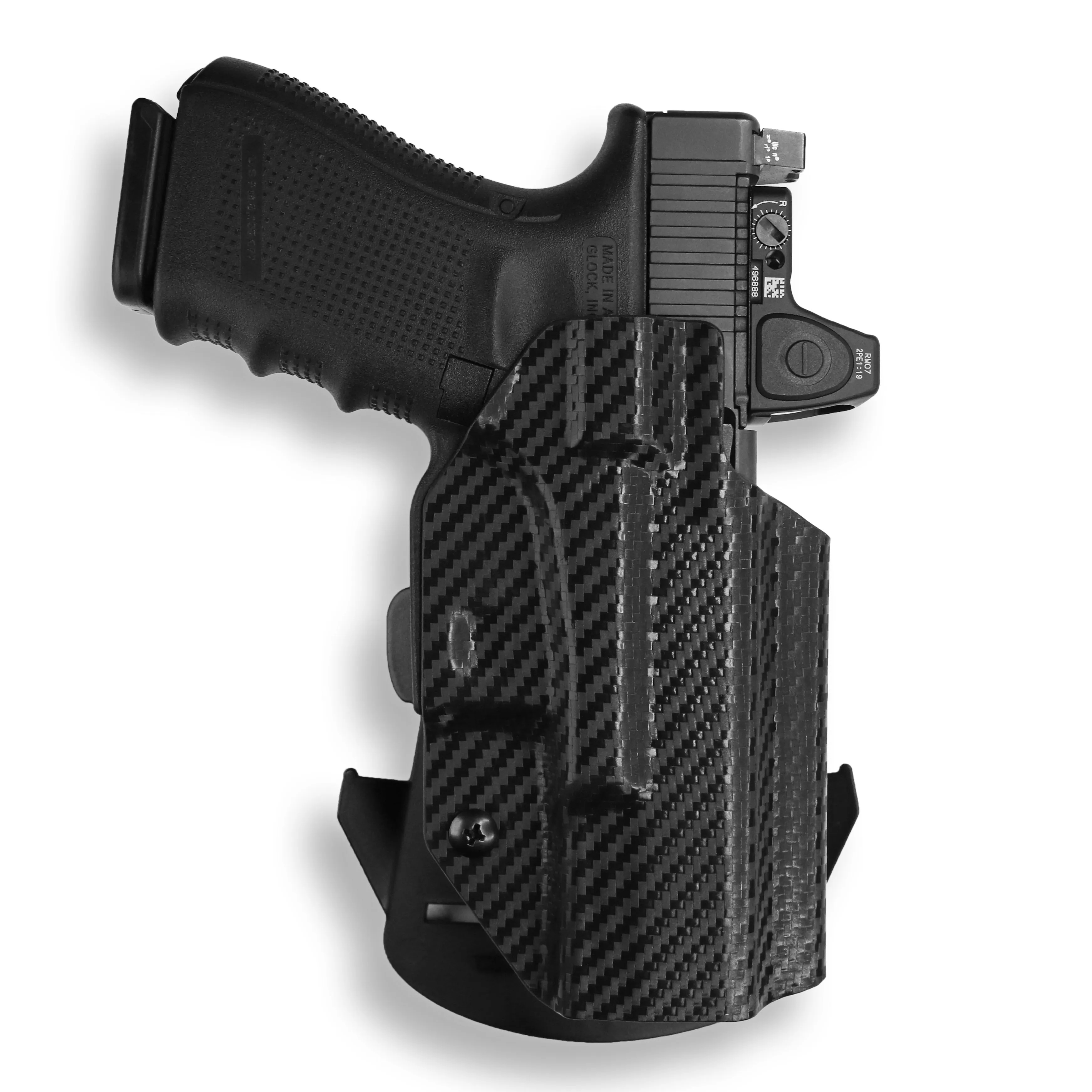 Smith & Wesson M&P 9C/40C / M2.0 3.5"/3.6" Compact Manual Safety with Streamlight TLR-7/7A/7X Light Red Dot Optic Cut OWB Holster